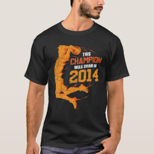 Vintager 8. Geburtstag Basketball 2014 Not leidend T-Shirt