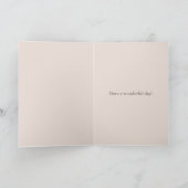 Vintager 90. Geburtstag der eleganten georgischen  Karte (Innenseite)