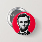 Vintager Abe Lincoln Button (Vorne & Hinten)