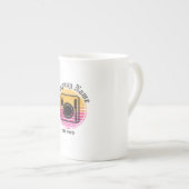 Vintager Abendkaffee mit individueller Kondition Porzellantasse (Vorderseite Rechts)