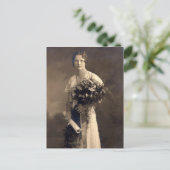 Vintager Abschluss Ankündigungspostkarte (Stehend Vorderseite)