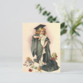 Vintager Abschluss auf der Postkarte (Stehend Vorderseite)
