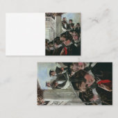 Vintager Abschluss, Beginnfeier Telefonnummerkarte (Vorne/Hinten)