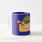 Vintager Abschluss Zweifarbige Tasse (Vorderseite Links)
