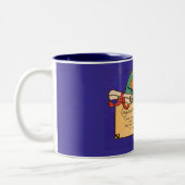 Vintager Abschluss Zweifarbige Tasse (Links)