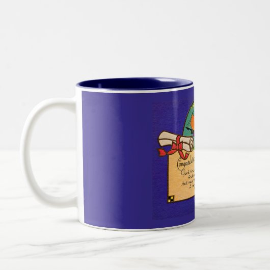 Vintager Abschluss Zweifarbige Tasse (Links)