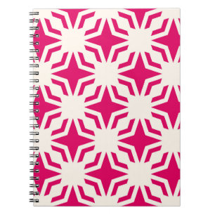 Vintager abstrakter, geometrischer, nahtloser Pat Notizblock