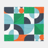 Vintager abstrakter Hintergrund Fleecedecke (Vorderseite (Horizontal))