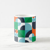 Vintager abstrakter Hintergrund Kaffeetasse (Mittel)