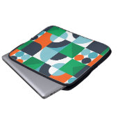 Vintager abstrakter Hintergrund Laptopschutzhülle (Vorne Knopf)