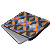 Vintager abstrakter Hintergrund Laptopschutzhülle (Vorne Knopf)