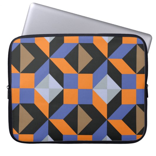 Vintager abstrakter Hintergrund Laptopschutzhülle (Vorderseite)