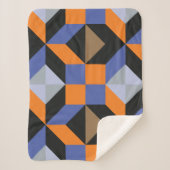 Vintager abstrakter Hintergrund Sherpadecke (Vorderseite)