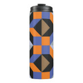 Vintager abstrakter Hintergrund Thermosbecher (Vorderseite)