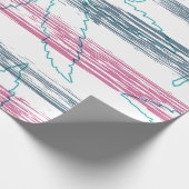 Vintager abstrakter Hintergrund Vintag Geschenkpapier (Ecke)