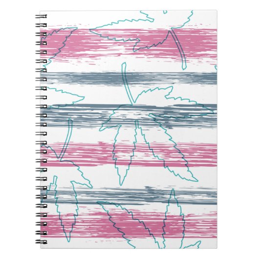 Vintager abstrakter Hintergrund Vintag Notizblock (Vorderseite)