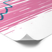 Vintager abstrakter Hintergrund Vintag Poster (Ecke)