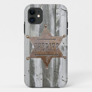 VINTAGER ABZEICHEN-FALL DES SHERIFF-IPHONE5 Case-Mate iPhone HÜLLE