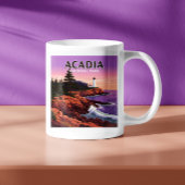 Vintager Acadia-Nationalpark Kaffeetasse