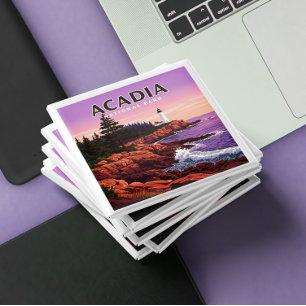 Vintager Acadia-Nationalpark Magnet