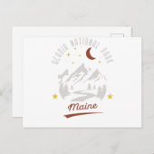 Vintager Acadia Nationalpark Maine Postkarte (Vorne/Hinten)