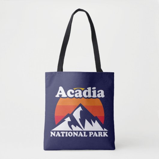 Vintager Acadia-Nationalpark Tasche (Vorderseite)