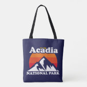 Vintager Acadia-Nationalpark Tasche (Rückseite)