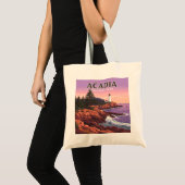 Vintager Acadia-Nationalpark Tragetasche (Vorderseite (Produkt))