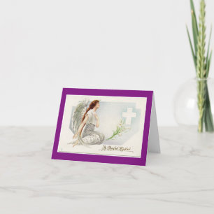 Vintager Addierender Ostergel Feiertagskarte