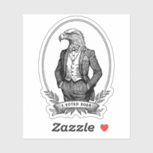 Vintager Adler, den ich wählte, Vinyl-Aufkleber mi