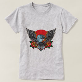 Vintager Adler Tattoo T - Shirt