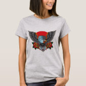 Vintager Adler Tattoo T - Shirt (Vorderseite)