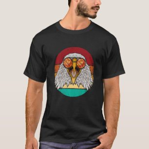 Vintager Adler Wildfauna Retro Acht T-Shirt
