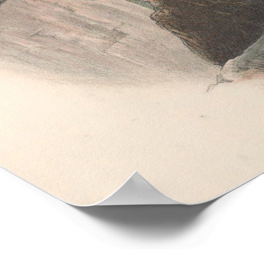 Vintager Adlervogel Poster (Ecke)