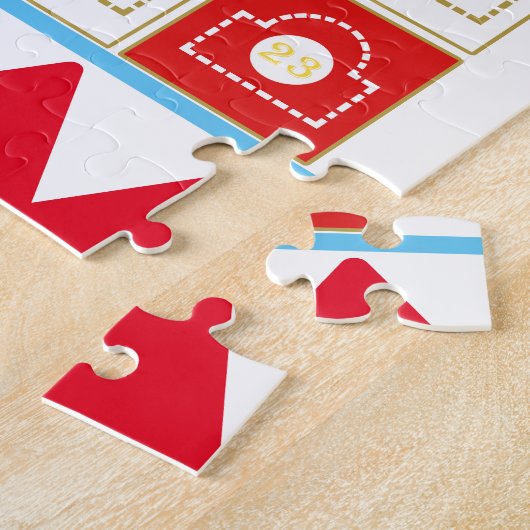 Vintager Adventskalender Puzzle (Seite)