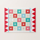 Vintager Adventskalender Puzzle (Horizontal)