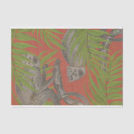 Vintager Affe Seidenpapier