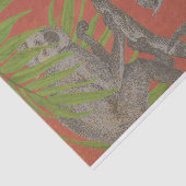 Vintager Affe Seidenpapier (Ausschnitt)