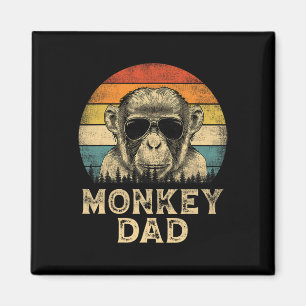 Vintager Affe-Vater Affenliebhaber Daddy Father&#; Magnet