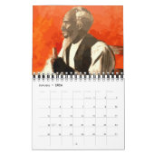 Vintager afrikanischer amerikanischer Kalender (Jan 2026)