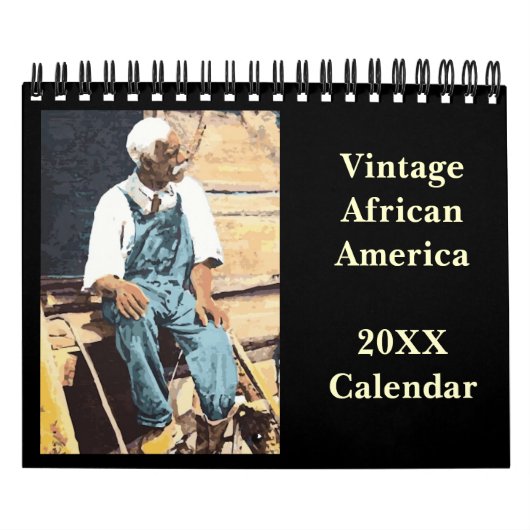 Vintager afrikanischer amerikanischer Kalender (Titelbild)