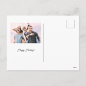 Vintager Afrikanischer Doodle Feiertagspostkarte (Rückseite)