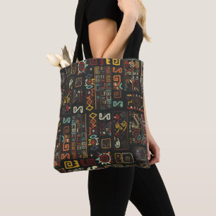 Vintager Afrikanischer Doodle Tasche