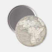 Vintager afrikanischer Magnet (Vorderseite/Rückseite)