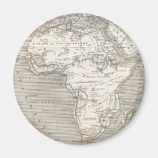Vintager afrikanischer Magnet (Vorne)