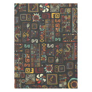 Vintager Afrikanischer Schwarzkopf  Tischdecke