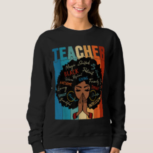 Vintager Afro Black History Montag Afrikaner Sweatshirt