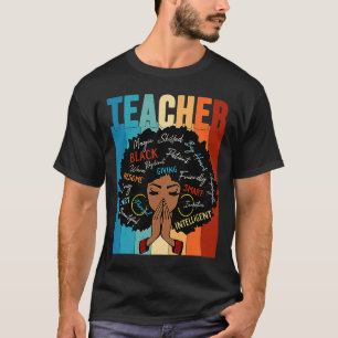 Vintager Afro Black History Montag Afrikaner T-Shirt