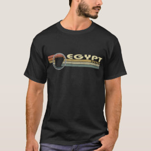 Vintager ÄGYPTEN im Stil der 80er Jahre, AR T-Shirt
