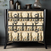 Vintager ägyptischer Bastet Seidenpapier